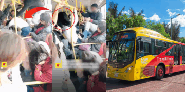 Man and Woman Caught in Physical Altercation on Bogotá’s TransMilenio Bus