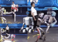 China Debuts First Robot Kickboxing Tournament Featuring Remote-Controlled Humanoids