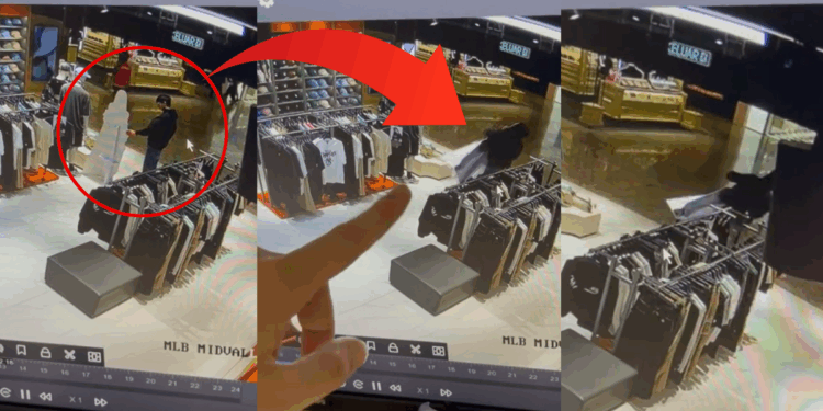 M’sian Man Caught Stealing K-pop Idol Karina’s Standee from KL Mall Store