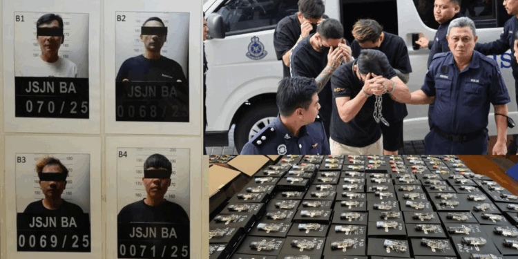4 Men, Including 3 Singaporeans, Face Death for Cocaine Vape Trafficking in M’sia
