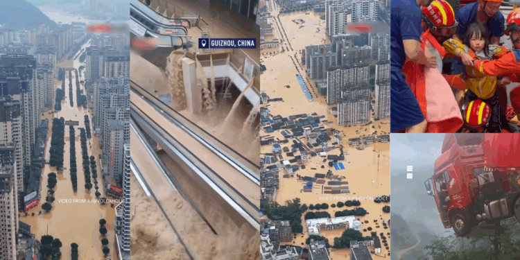 ‘Once-in-50-Years’ Flood: Deadly Deluge Hits Southwest China, Leaving Six Dead