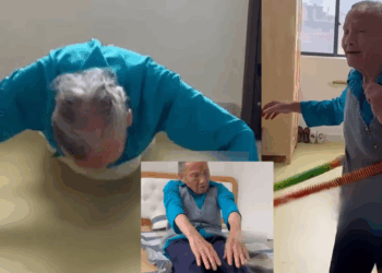 Retired Kindergarten Teacher, 92, Inspires with Daily 200 Push-Ups and 100 Sit-Ups