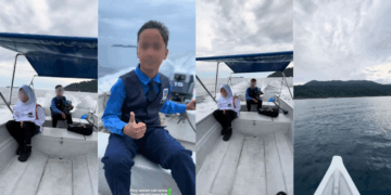Tioman Island Father Navigates Sea Daily for Kids’ School