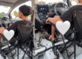Man Uses Camping Chair Instead of Driver’s Seat in Johor, Sparks Laughter Online
