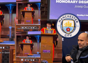 “It Hurts Me — All My Body”: Pep Guardiola Speaks Out on Gaza at Honorary Degree Ceremony