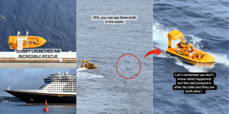 Dad Dives into Sea After Daughter Falls from Disney Cruise Ship