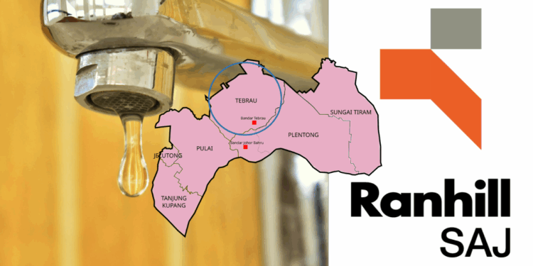 Water Supply Disruption in Johor Bahru and Tebrau on July 15-16