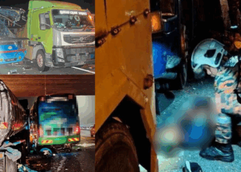 Tour Bus Crash Near Ayer Hitam Kills Two Men, Driver Remanded for Investigation