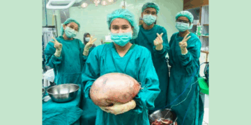 Thai Woman’s “Big Belly” Turns Out to Be an 8kg Ovarian Cyst