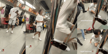 Another Kpod Zombie? – Man Stumbles and Falls Backward on MRT