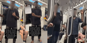 Man Begs for Help on KL LRT, Claims His Brother Sent Hitmen to Kill Him