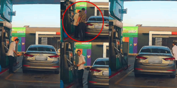 Singaporean Man Embarrassed After Being Confronted While Pumping RON95 in M’sia