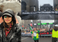Donning an Eyepatch, Hannah Thomas Joins Greens MPs and Activists in Historic Sydney Harbour Bridge March