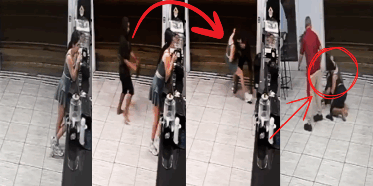 ‘I grabbed him, threw him on the ground’: Woman Stops Restaurant Robbery