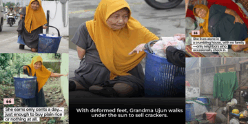 Forgotten but Hopeful: Grandma Ujun Walks in Pain to Sell Crackers Daily