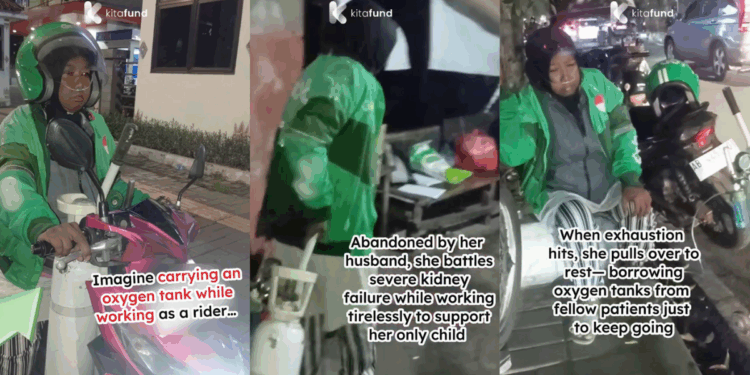 Fighting to Breathe: Mrs. Tinah Survives on Borrowed Oxygen Tanks While Working Daily