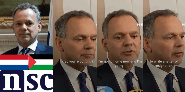 Dutch Foreign Minister Resigns as Government Rejects Tougher Israel Sanctions Plan