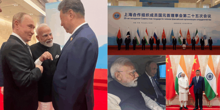 Xi, Modi, and Putin Present United Front at SCO Tianjin Summit 2025 in China