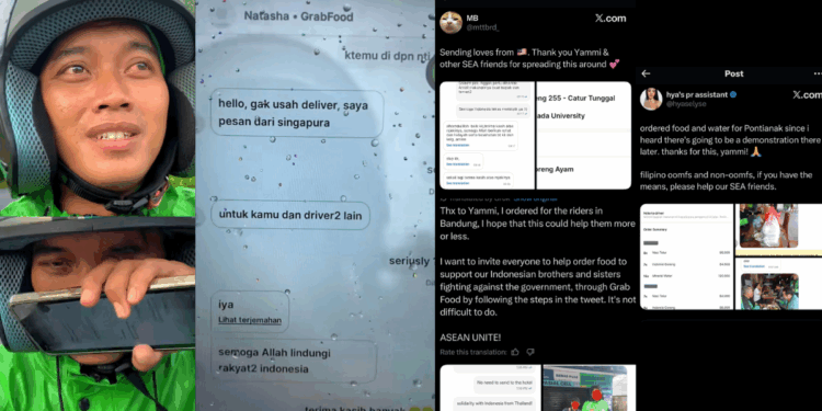 Southeast Asians Show Solidarity by Sending Meals to Indonesia’s Delivery Riders Amid Protests