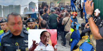 KL Police Left Hurt and Bloodied Amid Eviction Chaos Over Redevelopment Dispute