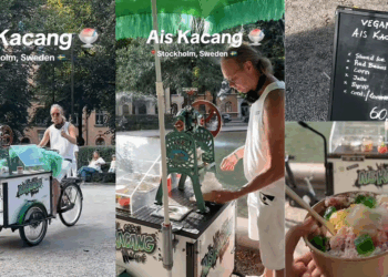 Swedish Man Falls for Ice Kacang, Now Selling It from a Bike Stall in Stockholm