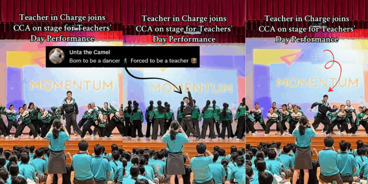 Singapore Teacher Joins Students On Stage For Dance, Wows Crowd With His Moves