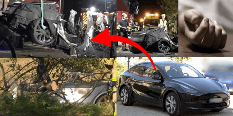 ‘I Couldn’t Do Anything’—EV Crash Kills Father and Two Children Despite Rescue Efforts