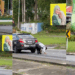 Traffic Policeman Halts Traffic to Rescue Kitten on Busy Road