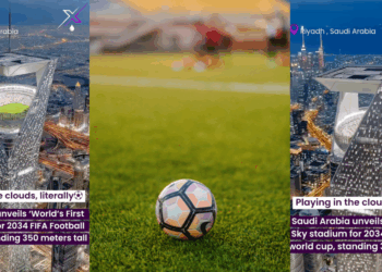 Is Saudi Arabia’s “Sky Stadium” for the 2034 World Cup Real or Just AI?