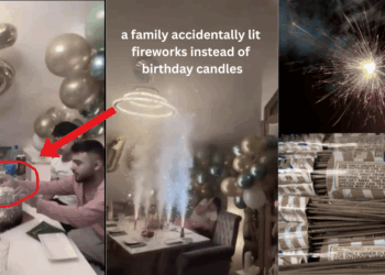 Family Mistakes Fireworks for Cake Candles — Chaos Erupts Immediately
