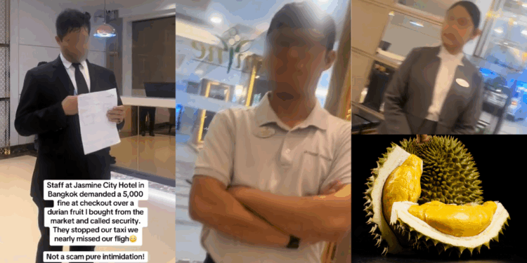 Guest at Bangkok Hotel Shocked to be Fined Almost S$200 Over Durian