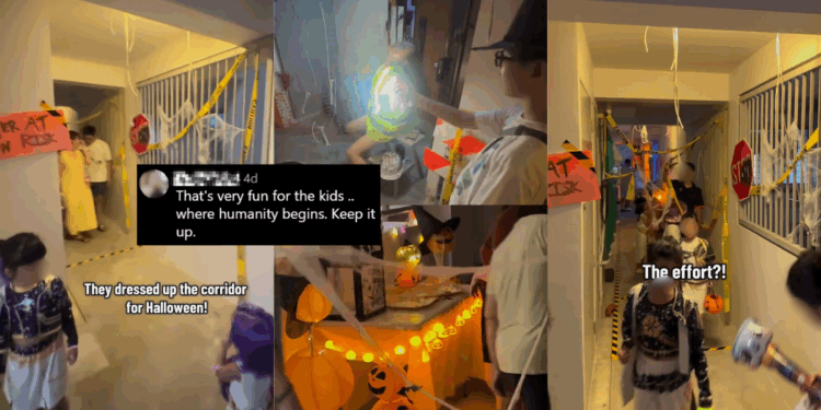 ‘Keep the Kampong Spirit Alive’; Singaporeans Praise Heartwarming Halloween Corridor Video