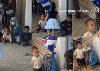 Two-Year-Old Gifts Balloon to Homeless Family, Spreading Unseen Kindness Worldwide