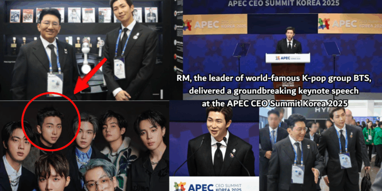 BTS’ RM Makes History With Inspiring Keynote Speech at APEC CEO Summit Korea 2025