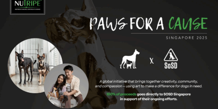 NUTRIPE Launches “Paws For A Cause” – An Art Movement Giving Shelter Dogs a Second Chance