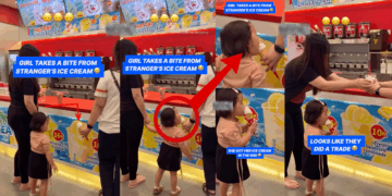 Little Girl Bites Into Stranger’s Ice Cream, Gets Kindest Reaction Ever