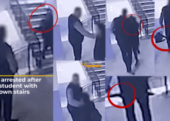 Principal Throws Student with Autism Down Stairs—CCTV Footage Captures Incident
