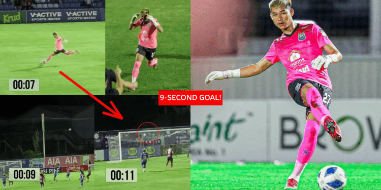 Fastest Goal Ever? Cambodian Goalkeeper Stuns World With Record-Chasing Nine-Second Strike