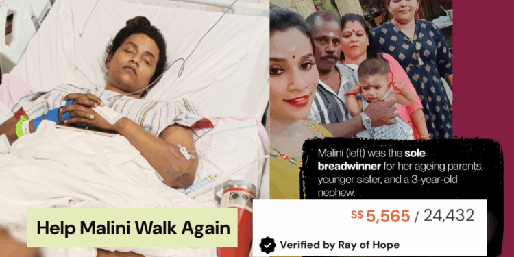 Help Raise S$24,000 to Support Malini, a Work Permit Holder Who Lost Her Leg in a Tragic Accident