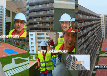 Smiles All Around as Workers Visit New NESST Tukang Dorm — Designed With Them in Mind