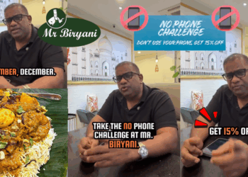 Mr. Biryani Launches Two-Month “No Phone Challenge” With 15% Off for Diners