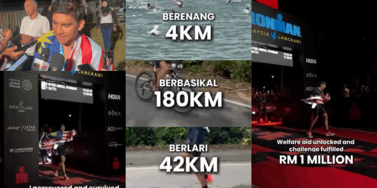 M’sian MP Syed Saddiq Raises RM1 Million for Muar After Gruelling Ironman Finish