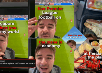 “Singapore Airlines, You Rock My World”: UK Football Creator Stunned by Live Premier League at 30,000ft