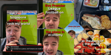 “Singapore Airlines, You Rock My World”: UK Football Creator Stunned by Live Premier League at 30,000ft