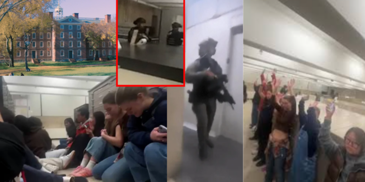 Locked Doors and Silent Phones as Fear Spread Across Brown University Campus