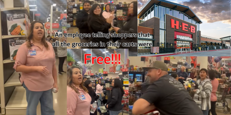 Free Groceries: Christmas Checkout Surprise Leaves Texas Shoppers Stunned at Store
