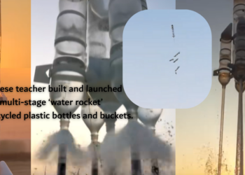 Teacher’s “Water Rocket” Experiment Amazes Students and Viewers Around the World