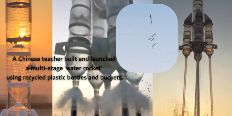 Teacher’s “Water Rocket” Experiment Amazes Students and Viewers Around the World