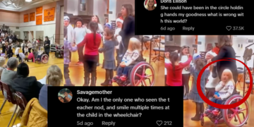 Viral School Performance Video Shocks Viewers After Disabled Child Left Outside Circle