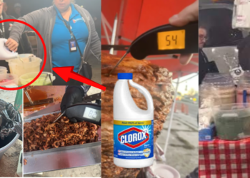 Shocking Video Shows Inspector Pouring Bleach Into Taco Stand Food